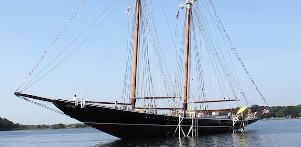 Image for article Aboard the schooner Columbia with owner Brian D'Isernia